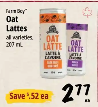 Farm Boy Farm Boy Oat Lattes offer