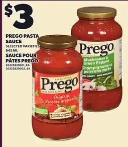 Independent Grocer PREGO PASTA SAUCE offer