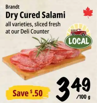 Farm Boy Brandt Dry Cured Salami offer