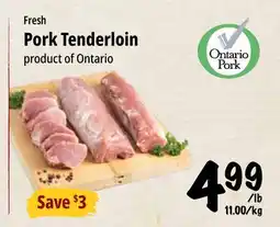 Farm Boy Fresh Pork Tenderloin offer