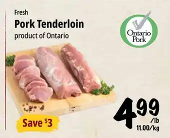 Farm Boy Fresh Pork Tenderloin offer