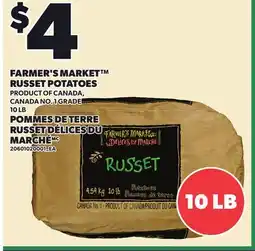 Independent Grocer FARMER'S MARKET RUSSET POTATOES, 10 LB offer