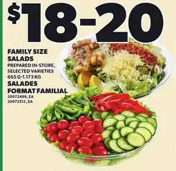Independent Grocer FAMILY SIZE SALADS, 20972512_EA offer
