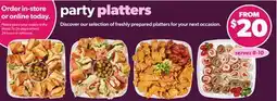 Independent Grocer PARTY PLATTERS offer