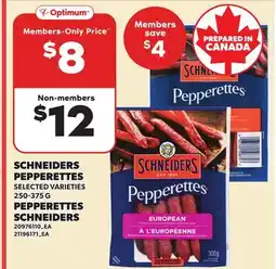 Independent Grocer SCHNEIDERS PEPPERETTES, 250-375 G or PEPPERETTES SCHNEIDERS offer