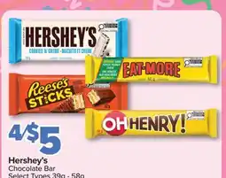 PharmaChoice Hershey's Chocolate Bar, 39g - 58g offer