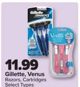 PharmaChoice Gillette, Venus Razors, Cartridges offer