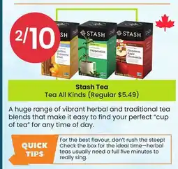 Healthy Planet Stash Tea Tea All Kinds offer