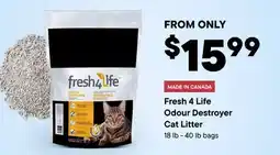 Petvalu Fresh 4 Life Odour Destroyer Cat Litter offer