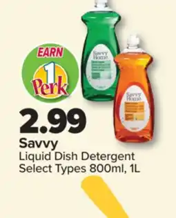 PharmaChoice Savvy Liquid Dish Detergent offer