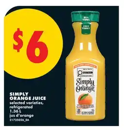 No Frills SIMPLY ORANGE JUICE offer