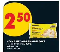 No Frills NO NAME MARSHMALLOWS offer