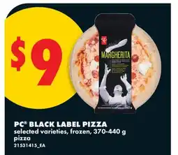 No Frills PC BLACK LABEL PIZZA offer
