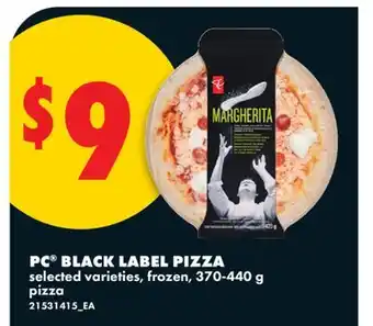 No Frills PC BLACK LABEL PIZZA offer