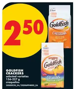 No Frills GOLDFISH CRACKERS offer