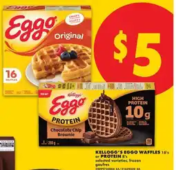 No Frills KELLOGG'S EGGO WAFFLES 16'S OR PROTEIN 8'S offer