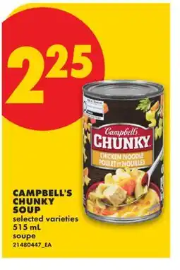 No Frills CAMPBELL'S CHUNKY SOUP offer