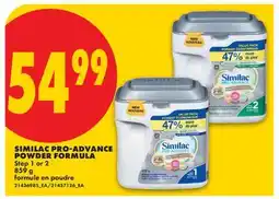 No Frills SIMILAC PRO-ADVANCE POWDER FORMULA offer