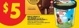 No Frills BEN & JERRY'S ICE CREAM, 473 mL or MAGNUM NOVELTIES, 3's offer
