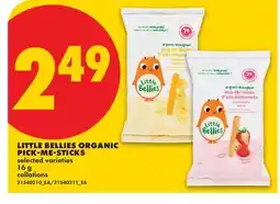 No Frills LITTLE BELLIES ORGANIC PICK-ME-STICKS offer