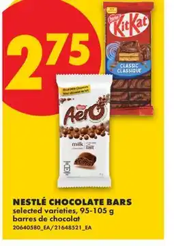 No Frills NESTLÉ CHOCOLATE BARS offer