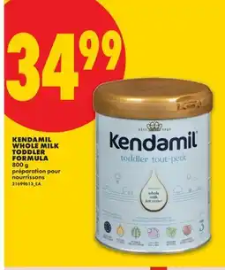 No Frills KENDAMIL WHOLE MILK TODDLER FORMULA offer