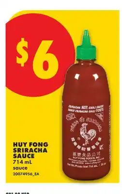 No Frills HUY FONG SRIRACHA SAUCE offer