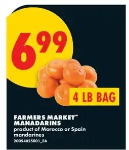 No Frills FARMERS MARKET MANADARINS offer