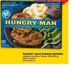 No Frills HUNGRY-MAN DINNER ENTRÉES offer