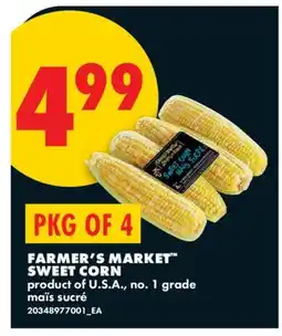 No Frills FARMER'S MARKET SWEET CORN offer