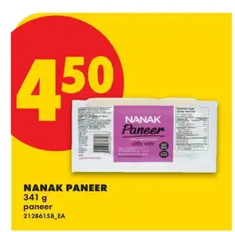 No Frills NANAK PANEER offer
