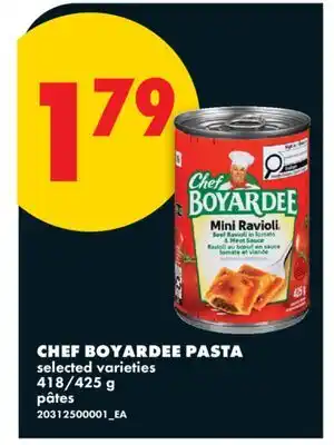 No Frills CHEF BOYARDEE PASTA, 418/425 g offer