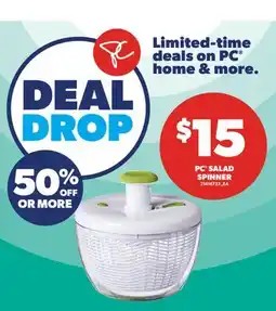 Real Canadian Superstore PC SALAD SPINNER offer