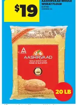 Real Canadian Superstore AASHIRVAAD WHOLE WHEAT FLOUR offer