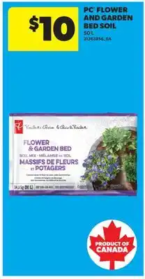 Real Canadian Superstore PC FLOWER AND GARDEN BED SOIL offer