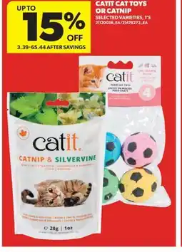 Real Canadian Superstore CATIT CAT TOYS OR CATNIP, 1'S offer