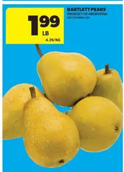 Real Canadian Superstore BARTLETT PEARS offer