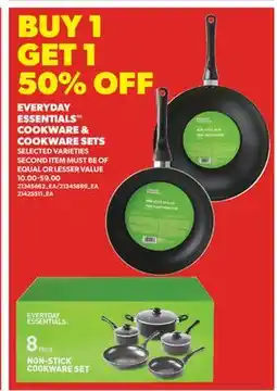 Real Canadian Superstore EVERYDAY ESSENTIALS COOKWARE & COOKWARE SETS offer