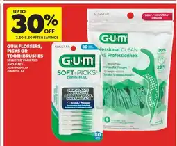Real Canadian Superstore GUM FLOSSERS, PICKS OR TOOTHBRUSHES offer