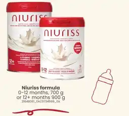 Real Canadian Superstore NIURISS FORMULA 0-12 MONTHS, 700 G OR 12 + MONTHS, 900 G offer