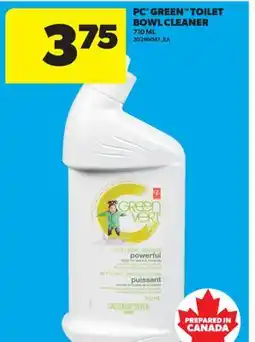 Real Canadian Superstore PC GREEN TOILET BOWL CLEANER offer