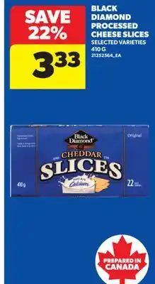Real Canadian Superstore BLACK DIAMOND PROCESSED CHEESE SLICES offer