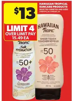Real Canadian Superstore HAWAIIAN TROPICAL SUNCARE PRODUCTS offer