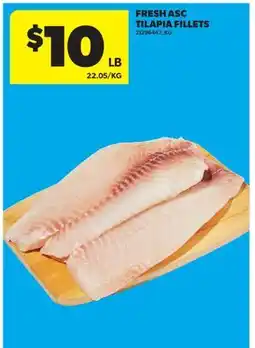 Real Canadian Superstore FRESH ASC TILAPIA FILLETS offer