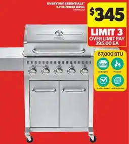 Real Canadian Superstore EVERYDAY ESSENTIALS 5 + 1 BURNER GRILL offer