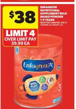 Real Canadian Superstore ENFAGROW NUTRITIONAL SUPPLEMENT MILK-BASED POWDER YEARS offer