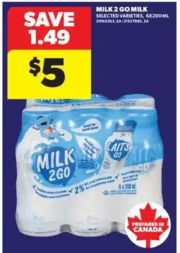Real Canadian Superstore MILK 2 GO MILK offer