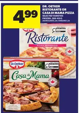 Real Canadian Superstore DR. OETKER RISTORANTE OR CASA DI MAMA PIZZA offer