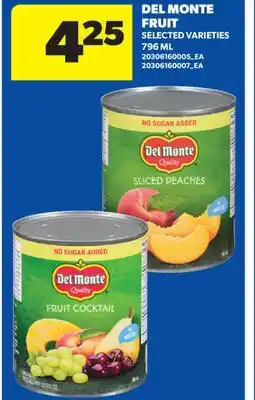 Real Canadian Superstore DEL MONTE FRUIT offer