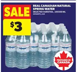 Real Canadian Superstore REAL CANADIAN NATURAL SPRING WATER offer